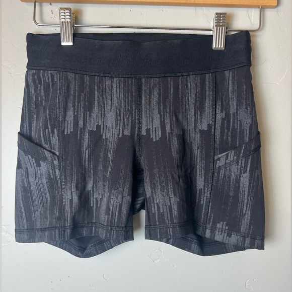 Lululemon What The Sport Short Full-On Luxtreme Scratch Match Black Multi 4 - Picture 4 of 9